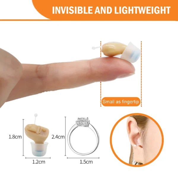 Best Quality Mini CIC Hearing Aid Invisible - Image 3