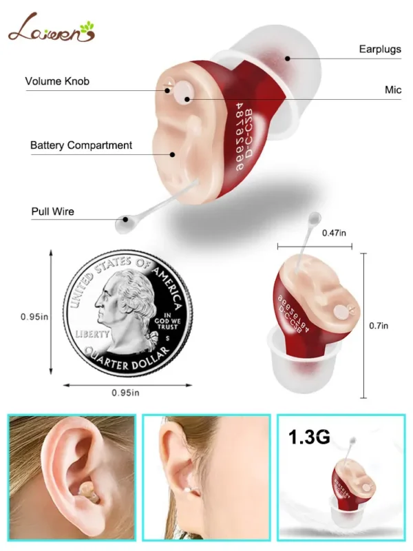 Invisible, adjustable CIC hearing aids - Image 4